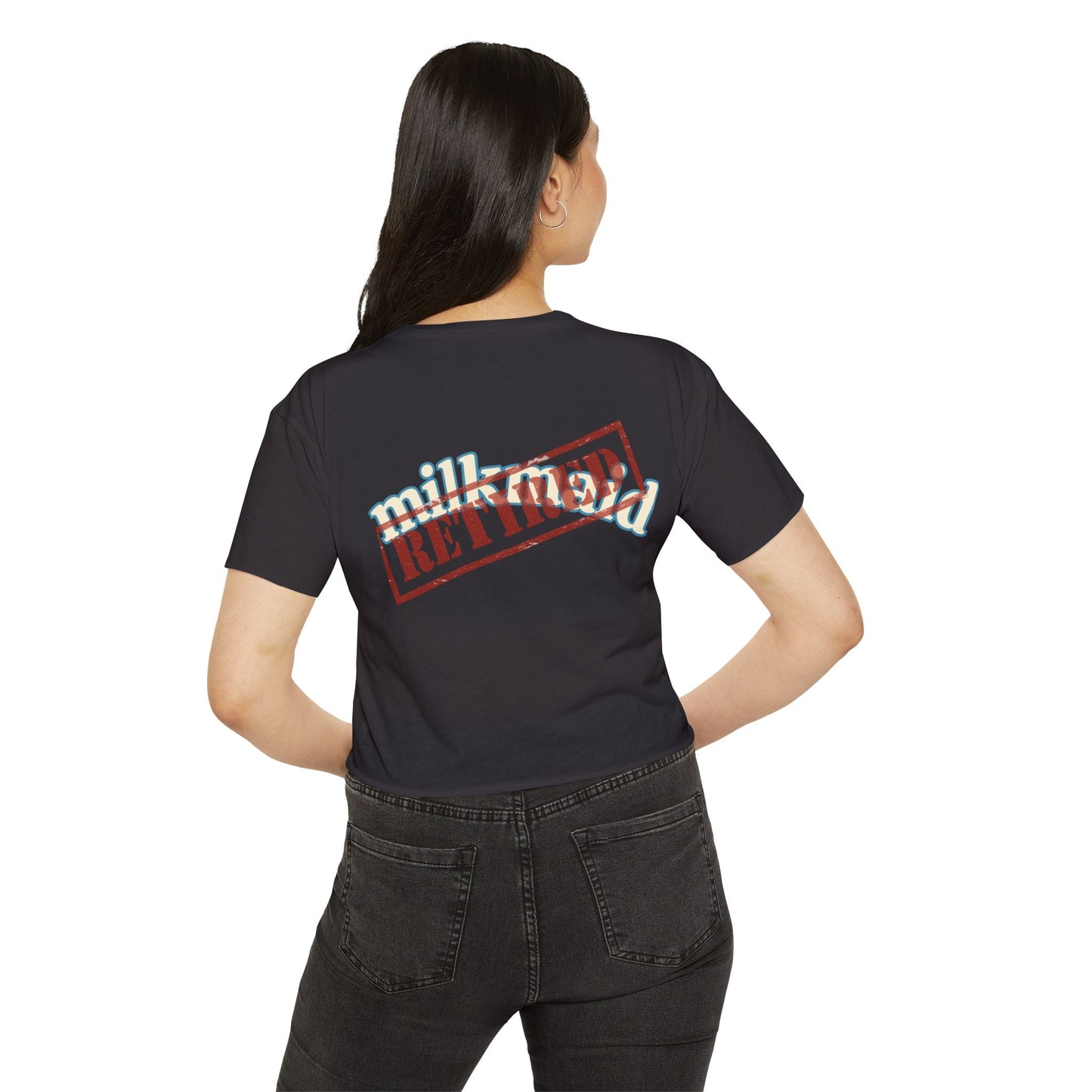 Retired Milkmaid Tee – Vintage Crop