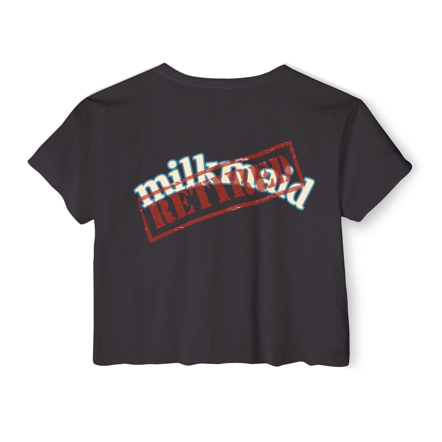 Retired Milkmaid Tee – Vintage Crop