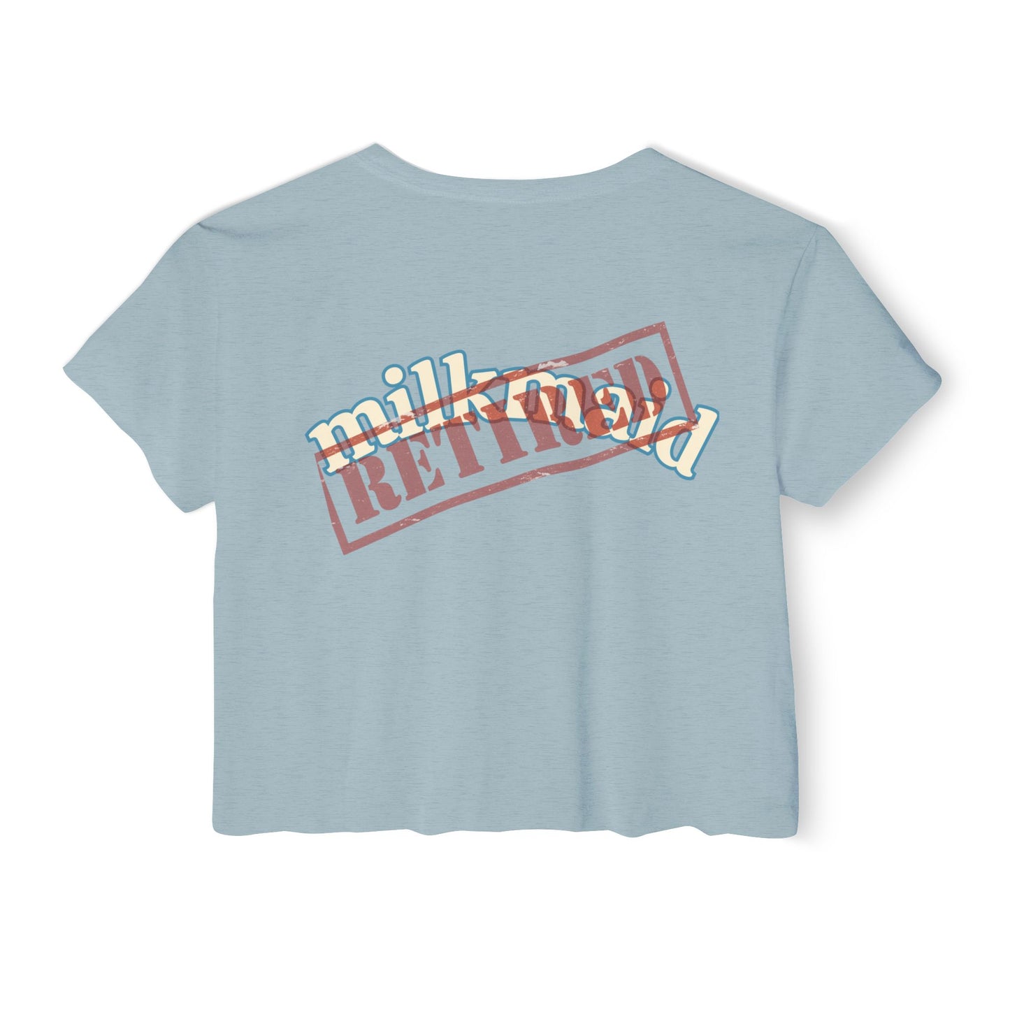 Retired Milkmaid Tee – Vintage Crop