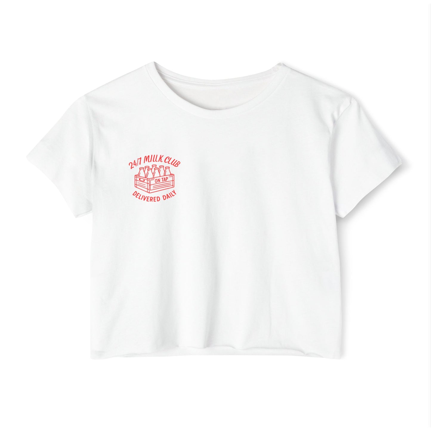 24/7 Milk Club Crop Tee