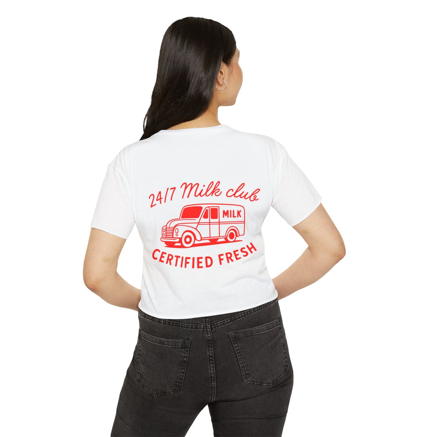 24/7 Milk Club Crop Tee