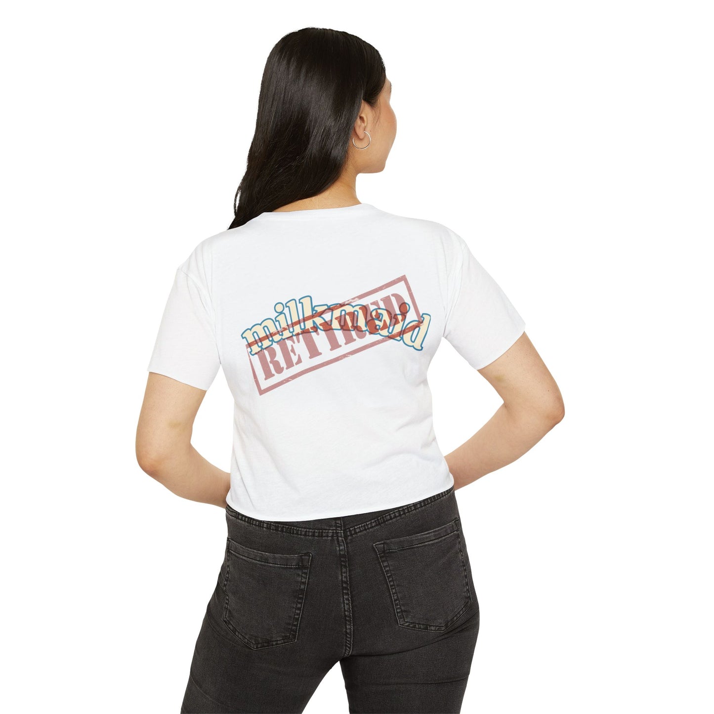 Retired Milkmaid Tee – Vintage Crop