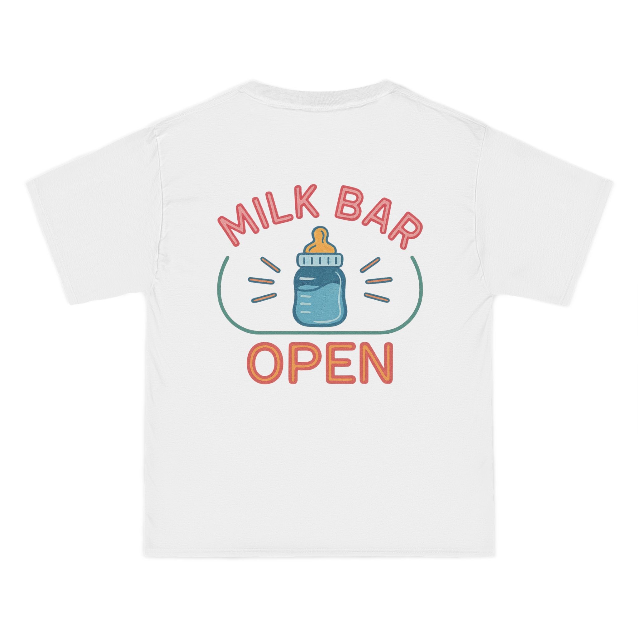 Milk Bar Bottle T-Shirt – Default Parent Co. | Overworked